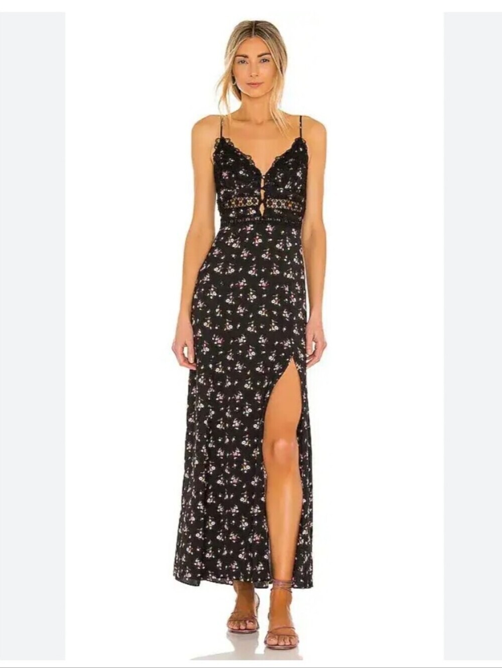 Free People Out And About Slip Dress In Red